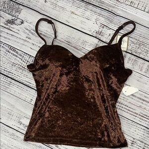 Y2K One Step UP padded underwire wire bra Tank Sz.‎ M